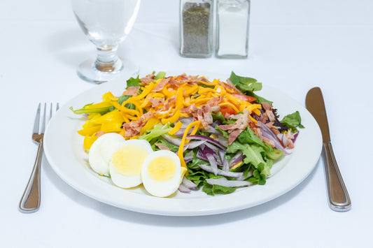 Cobb Salad with Cheddar Cheese & Bacon