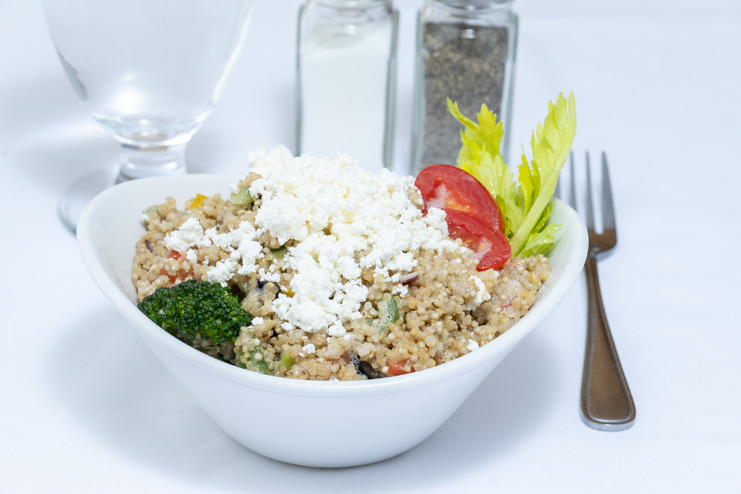 Mediterranean Quinoa, Feta